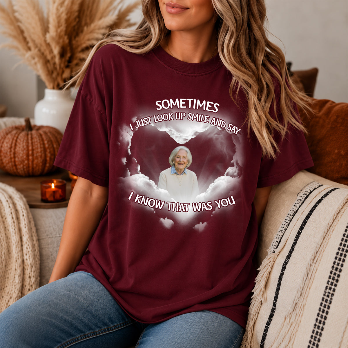 I Know That Was You Memorial T-shirt, Personalized Remembrance Classic Unisex Shirt