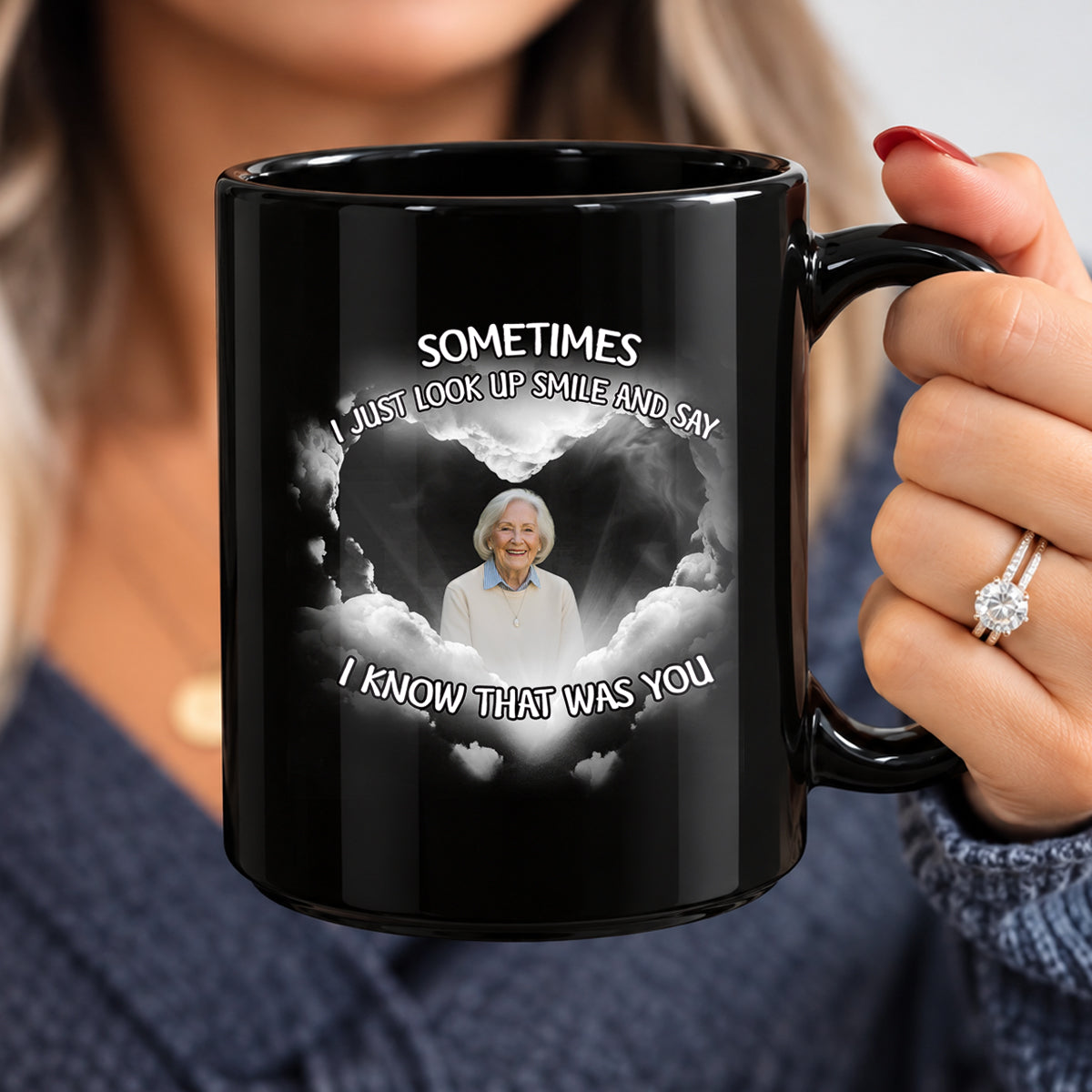 I Know That Was You Memorial Mugs 11oz, Personalized Sympathy Gifts Drinkware